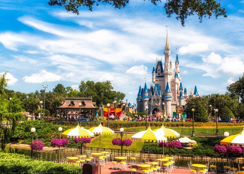 Disney Worlds Magic Kingdom in Orlando, Florida
