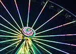 The Skywheel lit up at The Island in Pigeon Forge thumbnail