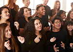 Students Choral Group Performs (closeup) thumbnail