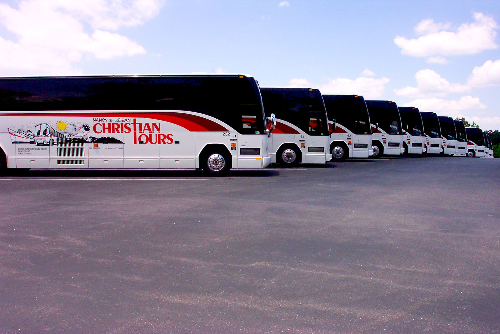 Our new deluxe Prevost Motorcoaches