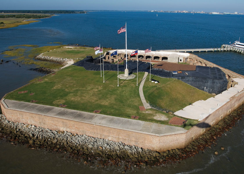 Fort Sumter in Charleston