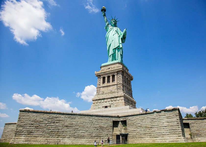 The Statue of Liberty in New York City