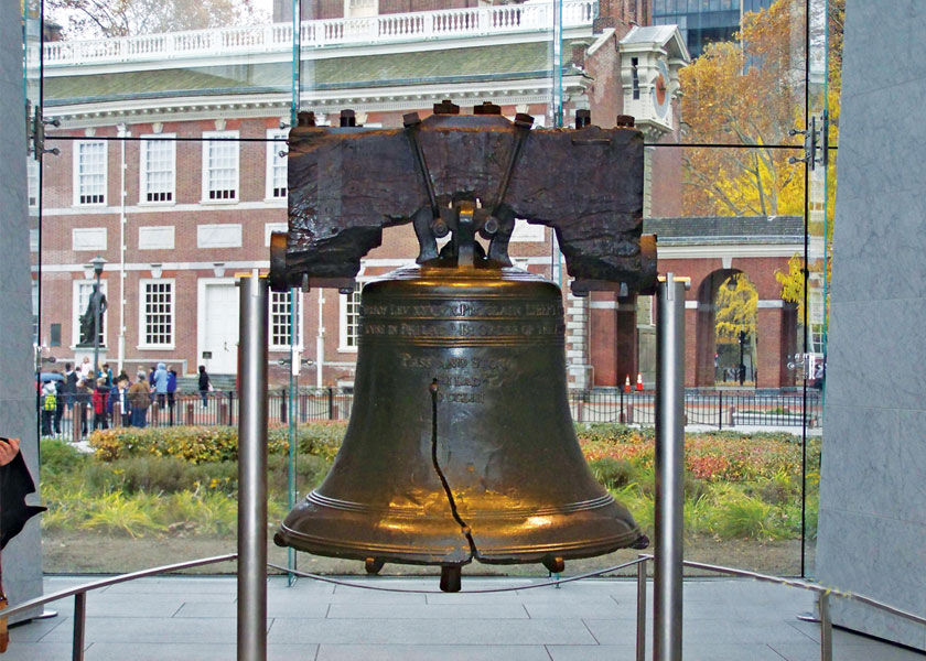 The Liberty Bell in Philadelphia