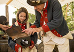 Colonial re-enactor in Williamsburg thumbnail